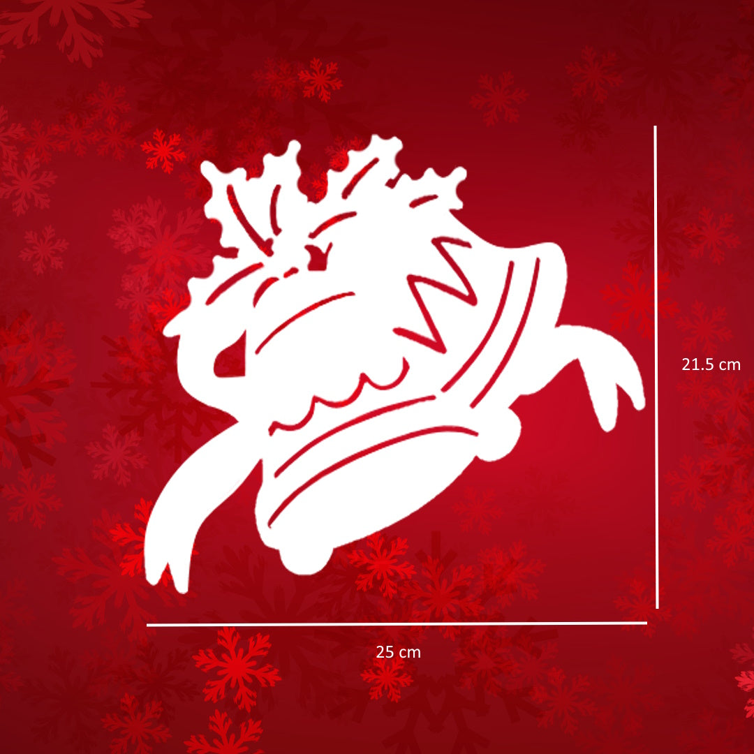Raamsticker kerstbellen