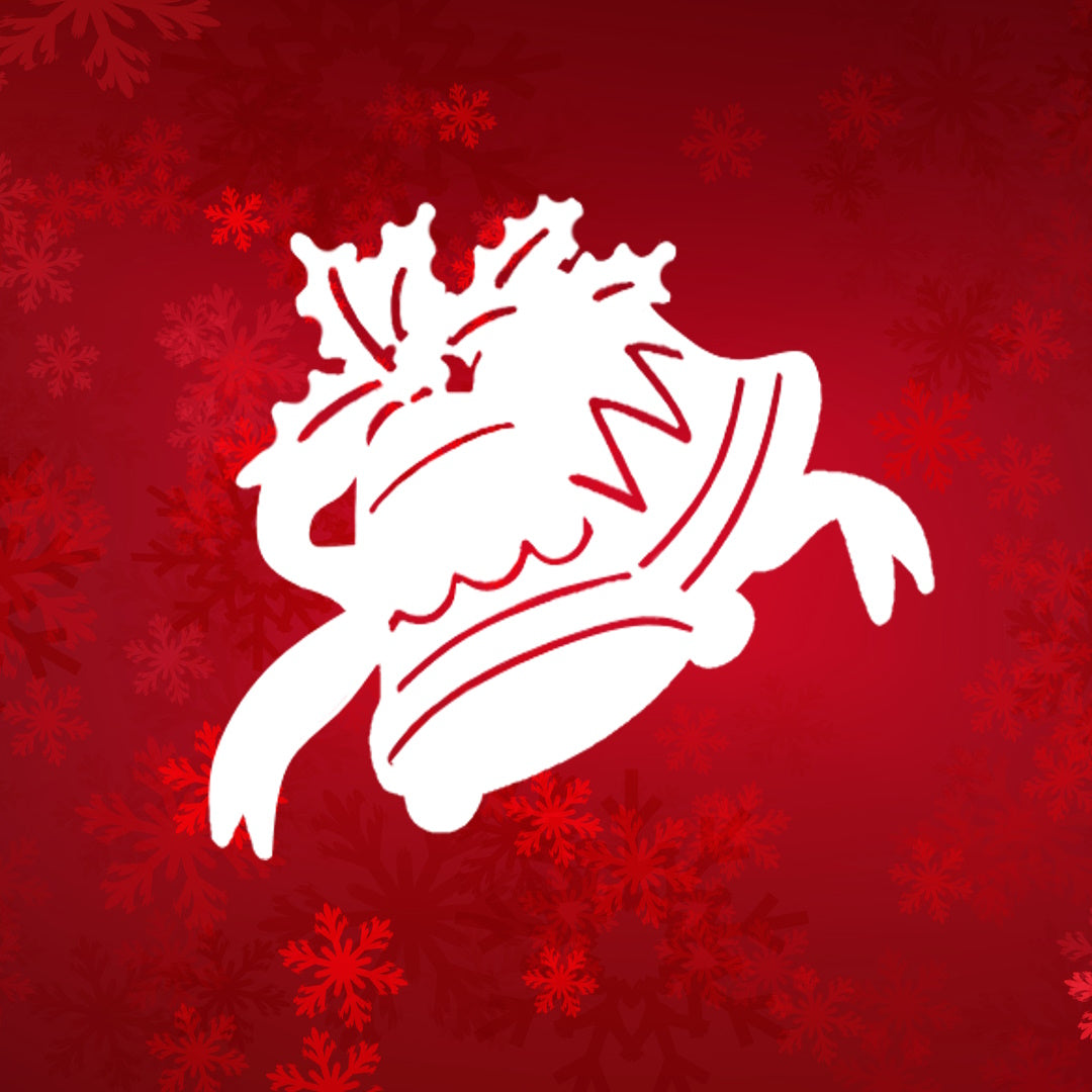 Raamsticker kerstbellen