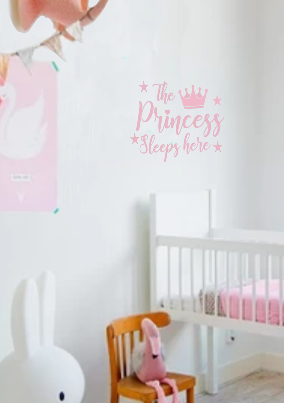 Muursticker: The prince(ss) sleeps here