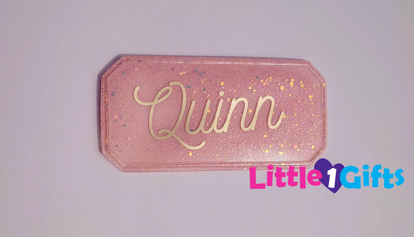 Glitter & glamour naambordjes
