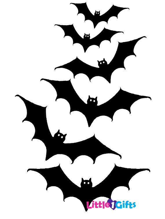 Raamsticker Halloween vleermuizen