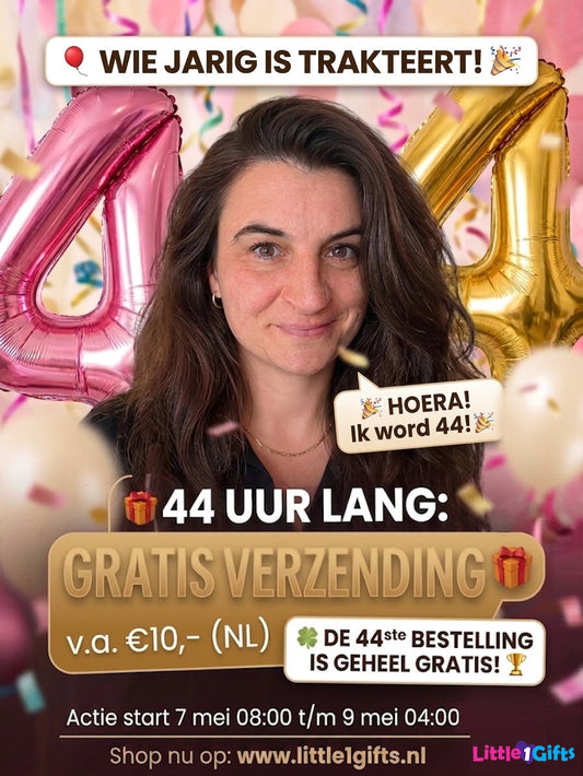 HOERA! Wie jarig is trakteert (44 uur lang!) 🎈