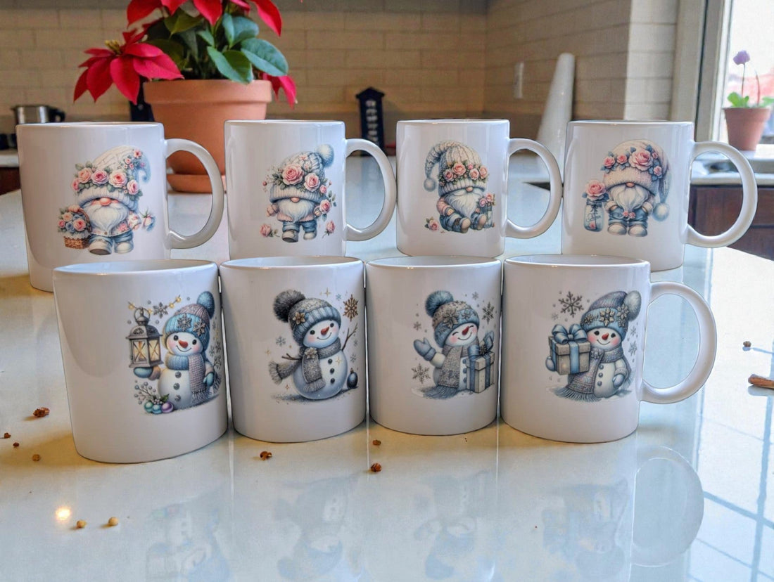 Het perfecte cadeau! Gepersonaliseerde Gnoom & Sneeuwpop Mokken