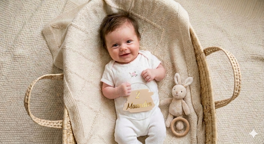 Het eerste jaar in beeld: Waarom luxe mijlpaalkaarten dé musthave zijn voor elke mama