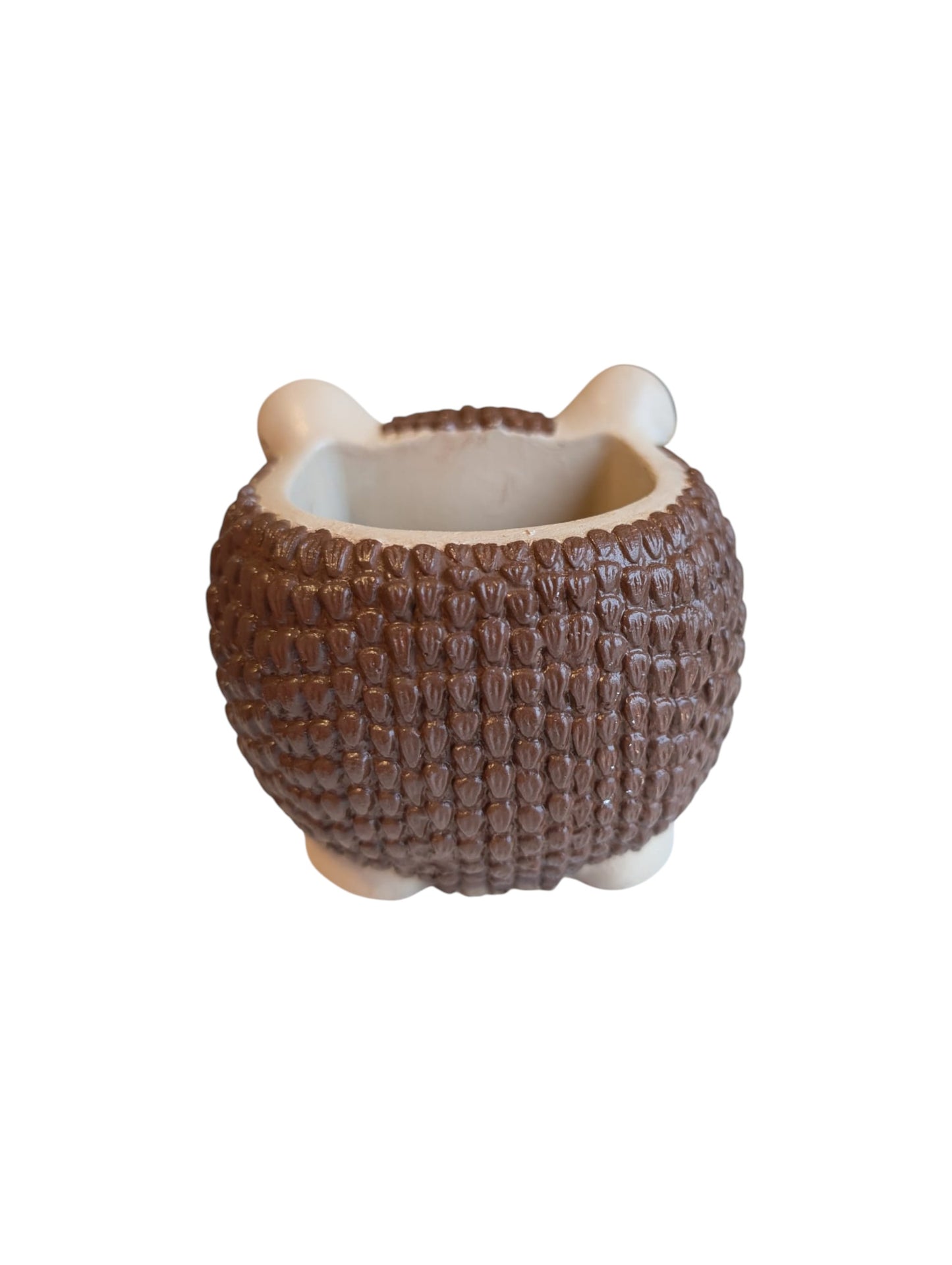 Handgemaakte Egel Bloempot - Schattige vetplanthouder - 8x8x9 cm - Cadeau Kinderkamer & Bureau Decoratie