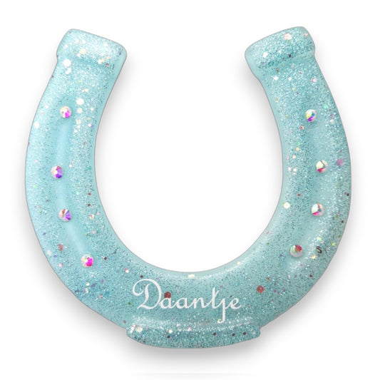 Hoefijzer naambord glitter & glamour
