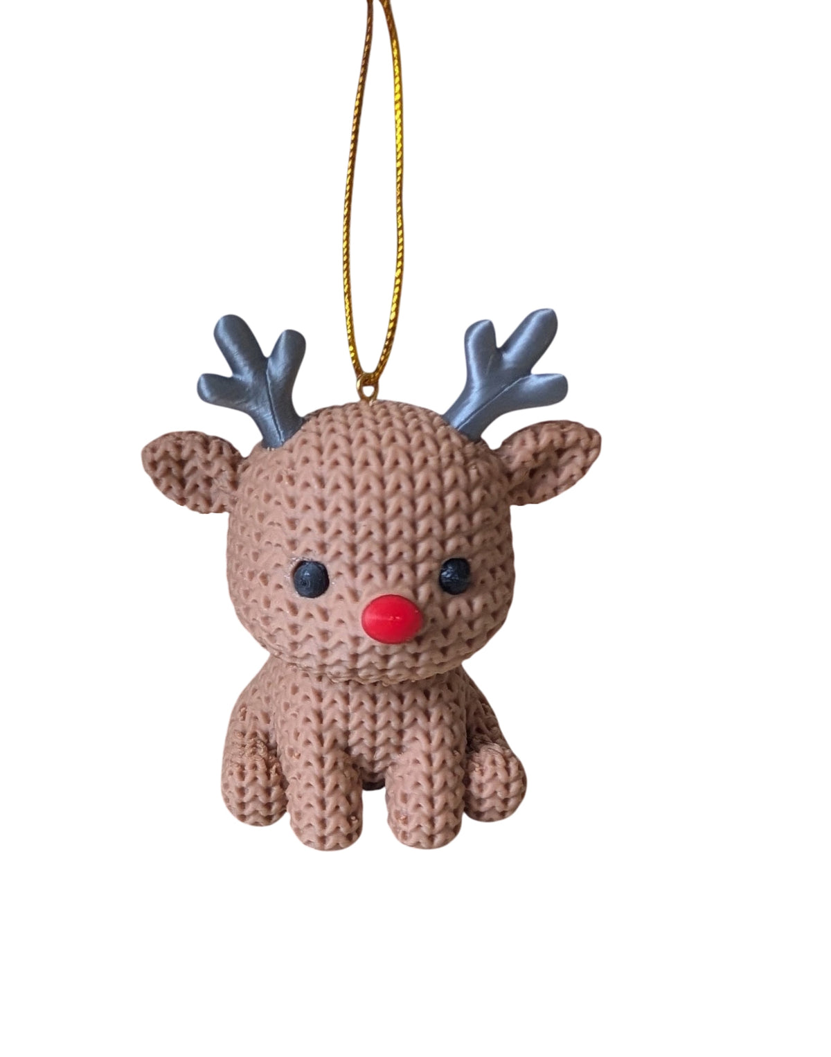Winter Friends Kersthangers – Gehaakte Look- Ijsbeer - Rendier Rudolph