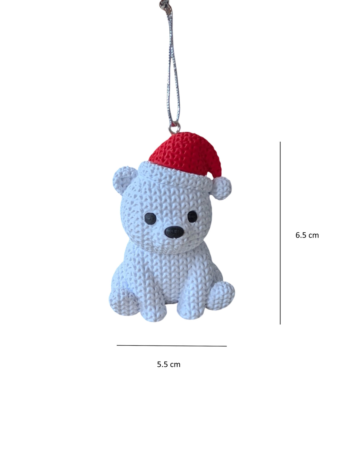 Winter Friends Kersthangers – Gehaakte Look- Ijsbeer - Rendier Rudolph