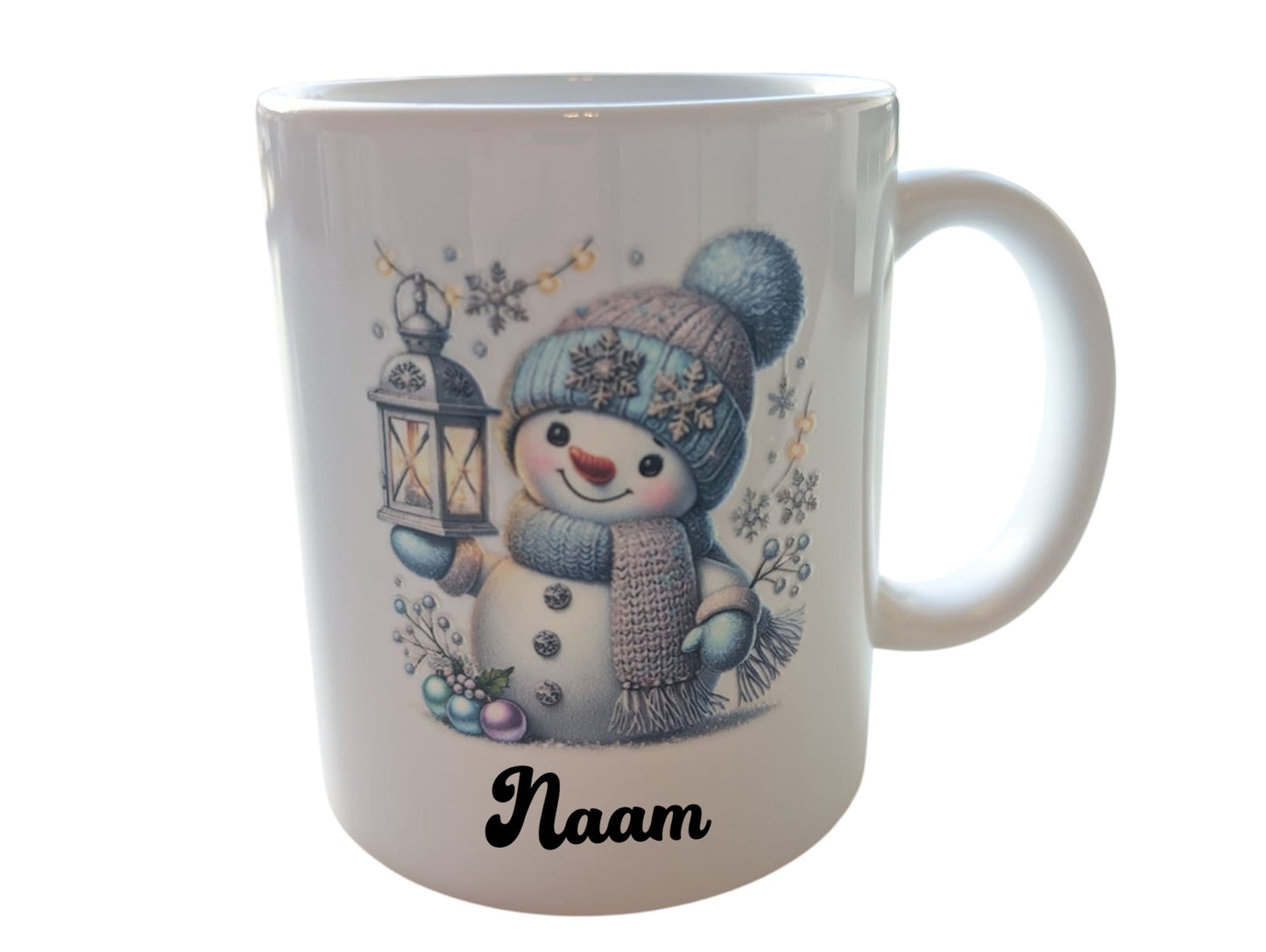 Vrolijke Sneeuwpop Mokken Collectie - Personaliseer met Naam