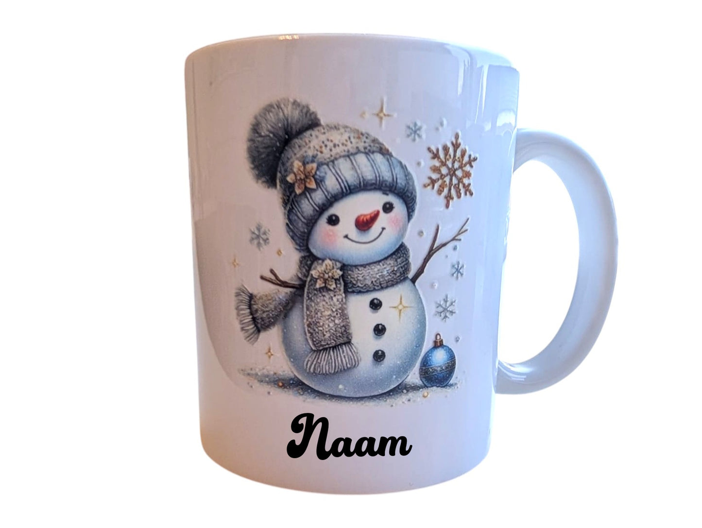 Vrolijke Sneeuwpop Mokken Collectie - Personaliseer met Naam