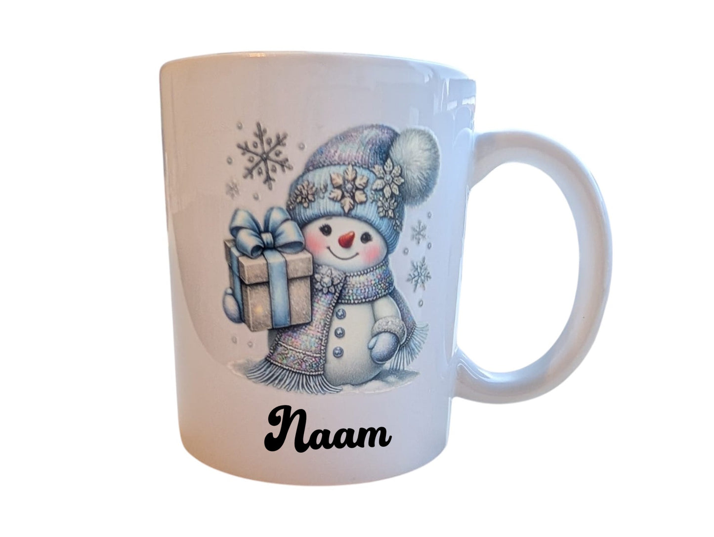 Vrolijke Sneeuwpop Mokken Collectie - Personaliseer met Naam