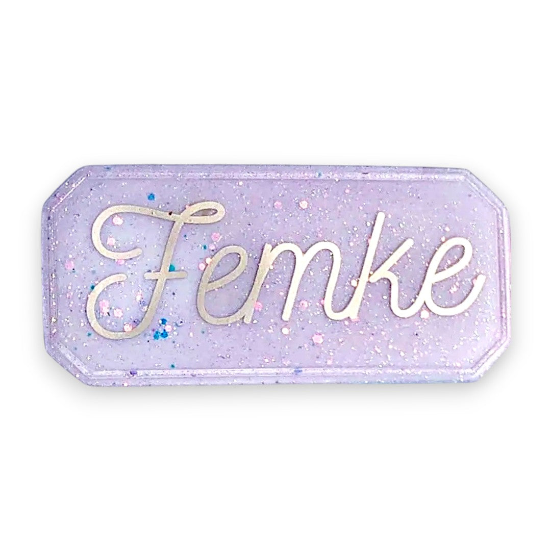 Glitter & glamour naambordjes