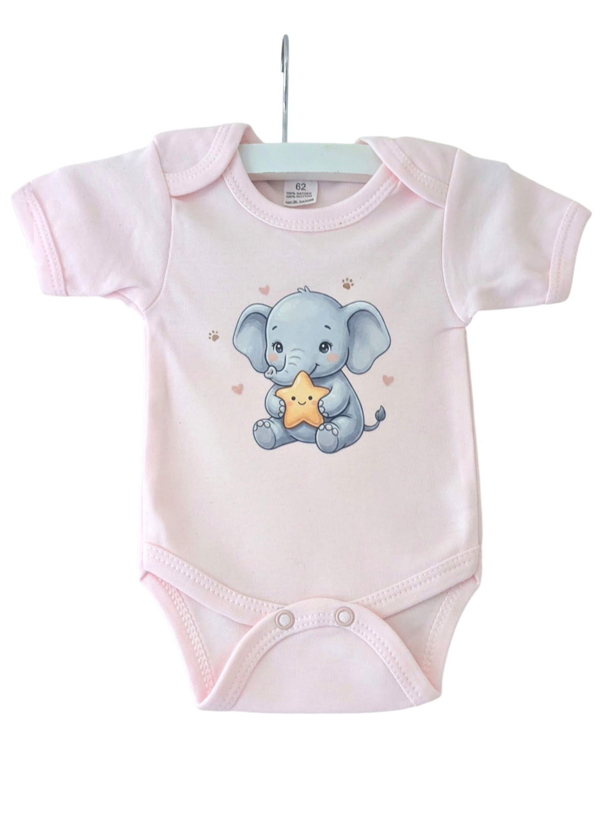 Schattig Olifant Rompertje met Ster – The Little 1's | Little1gifts