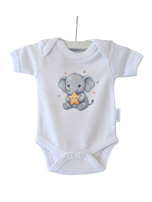 Schattig Olifant Rompertje met Ster – The Little 1's | Little1gifts