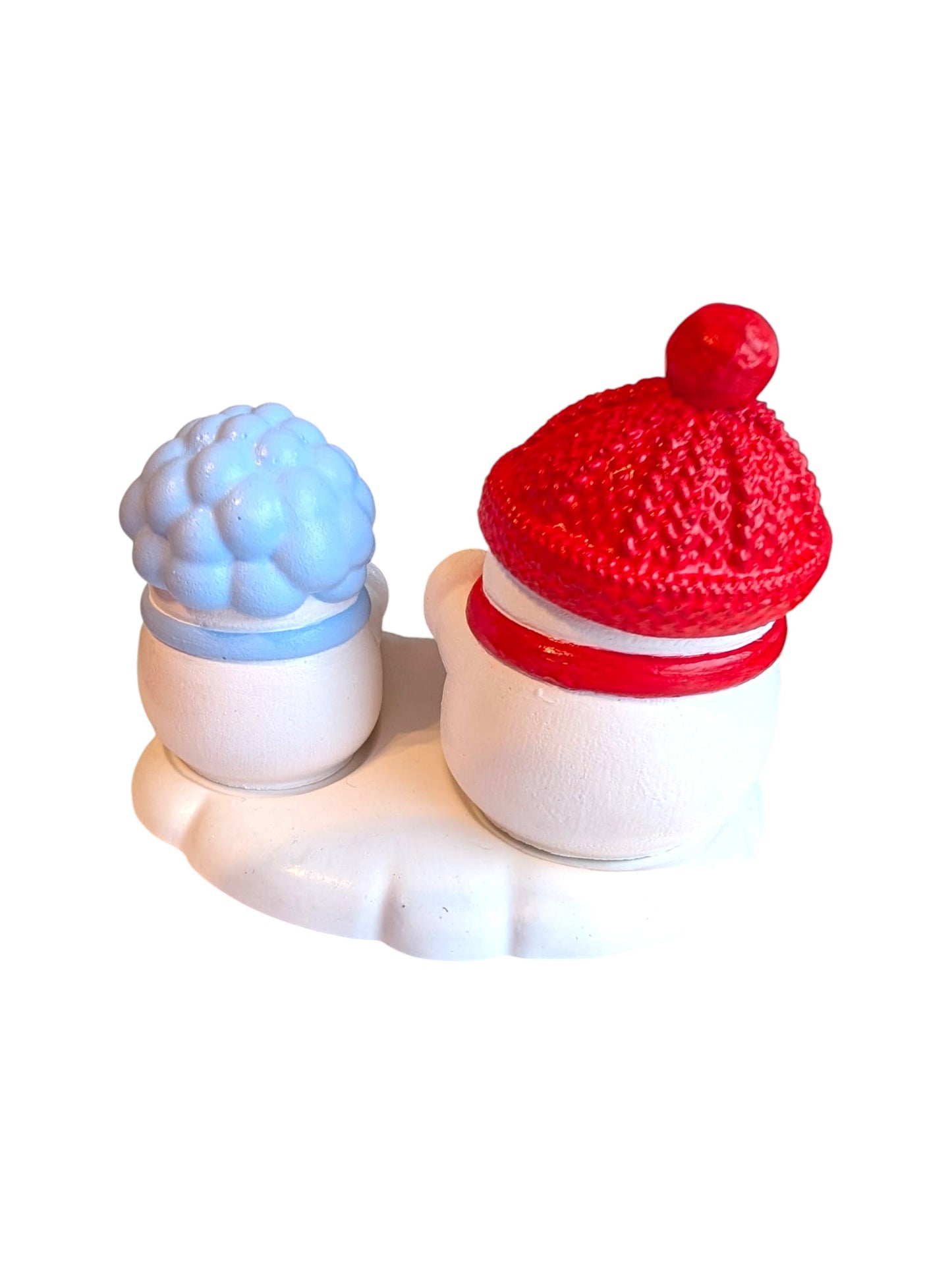 Sneeuwpoppen bij Kampvuur (Afneembaar)