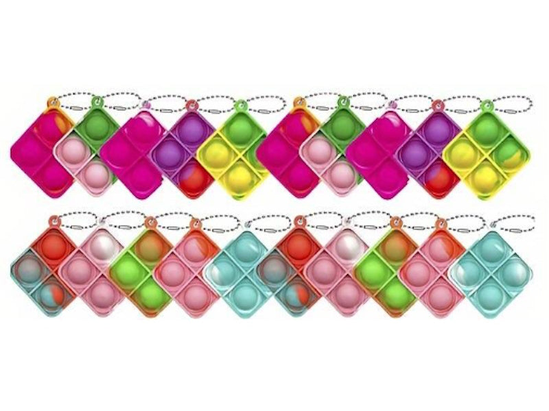 Sleutelhanger fidget pop-it