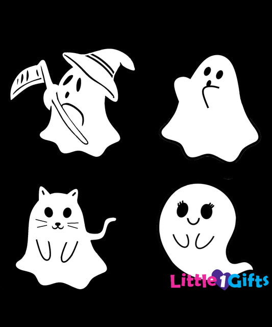 Raamsticker Halloween spookjes
